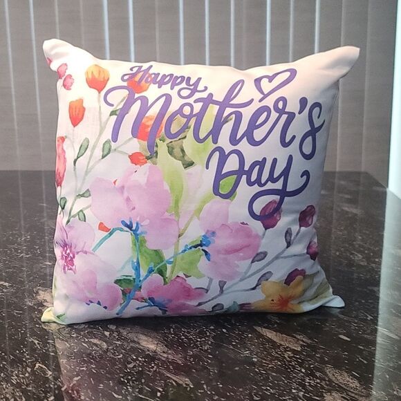BRAND NEW MULTILOVELY FLORA HAPPY MOTHER'S DAY PILLOW - Picture 3 of 12